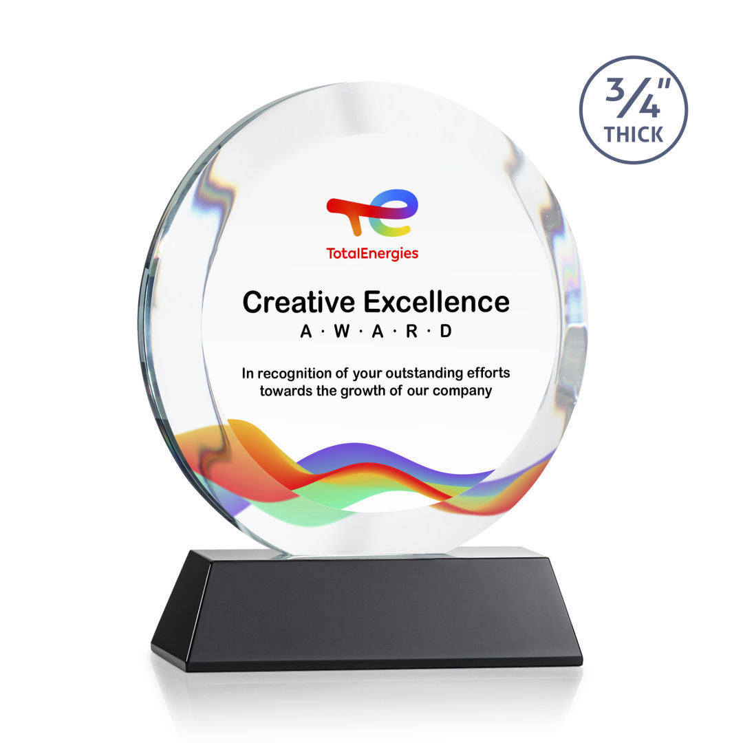 Gibralter VividPrint™ Award on Newhaven Base - Black 6