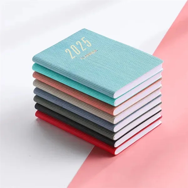 2025 A7 Faux Leather Weekly Planner Notebook 7