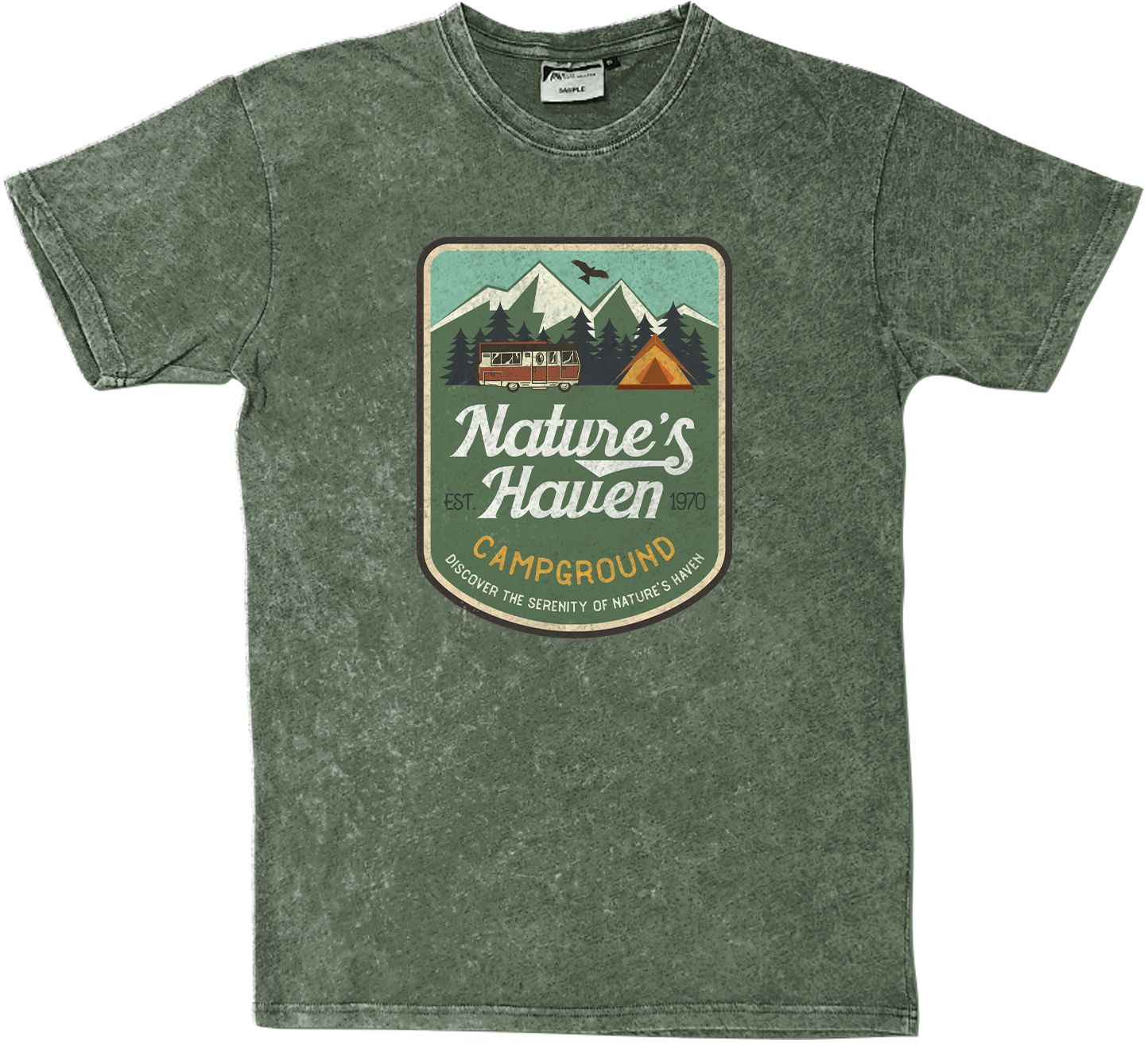 FULL COLOR UNISEX ACID WASHED T-SHIRT 15