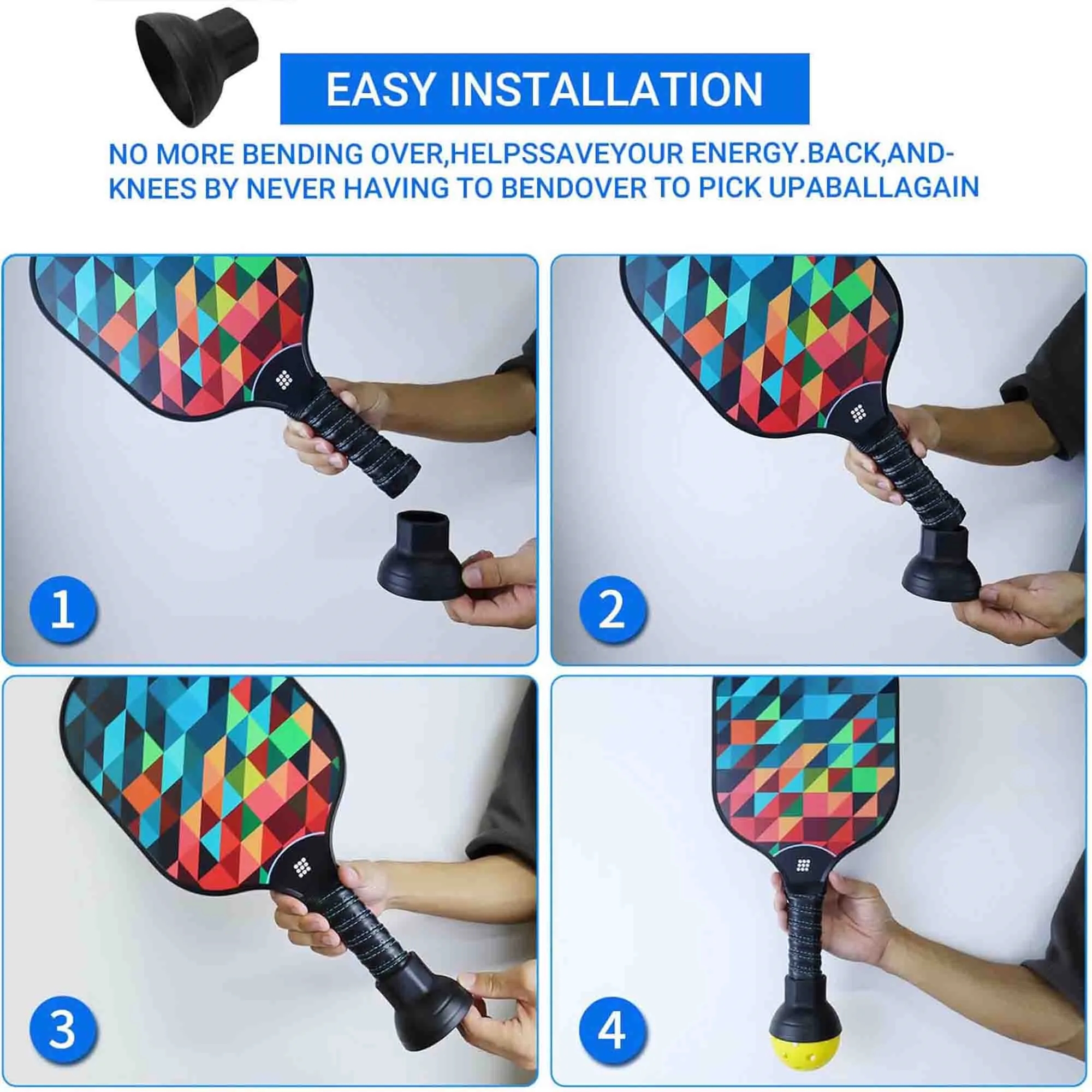 Pickleball Ball Retriever Picker Upper 2