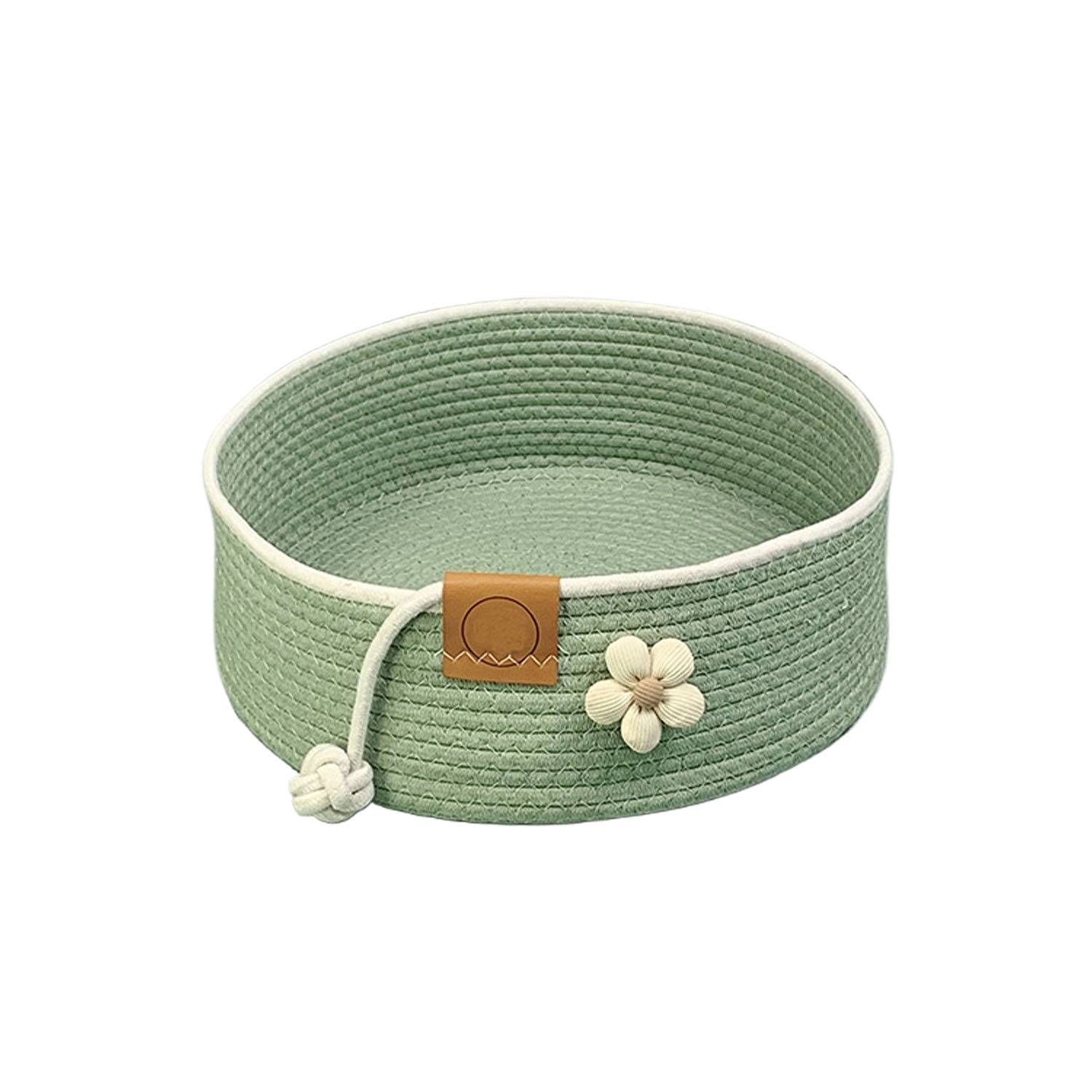 Breathable Odorless Indoor Cotton Linen Cat Bed 5