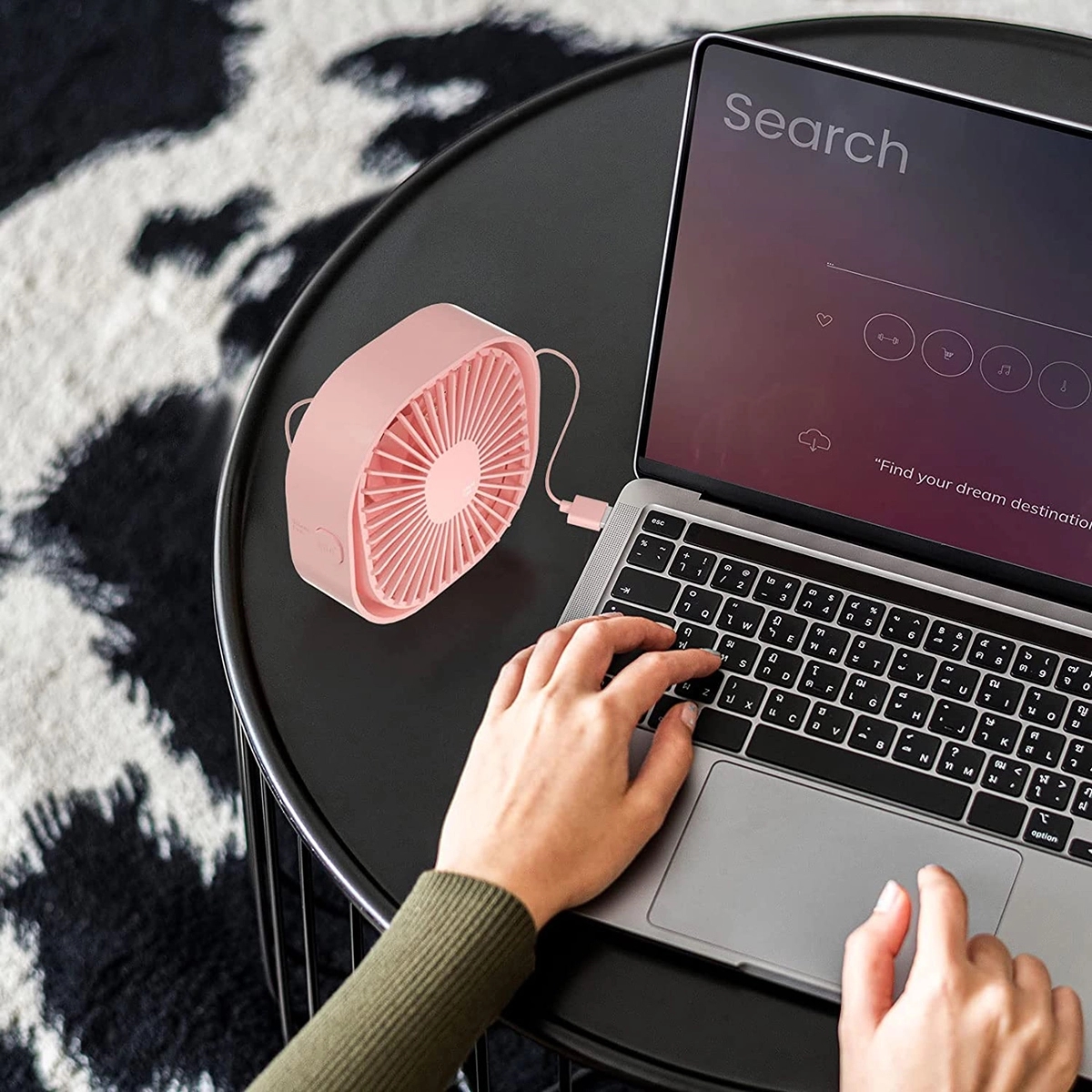 Portable Small Usb Desk Fan 2