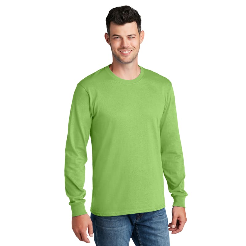 Port & Company - Long Sleeve Core Cotton Tee. 84
