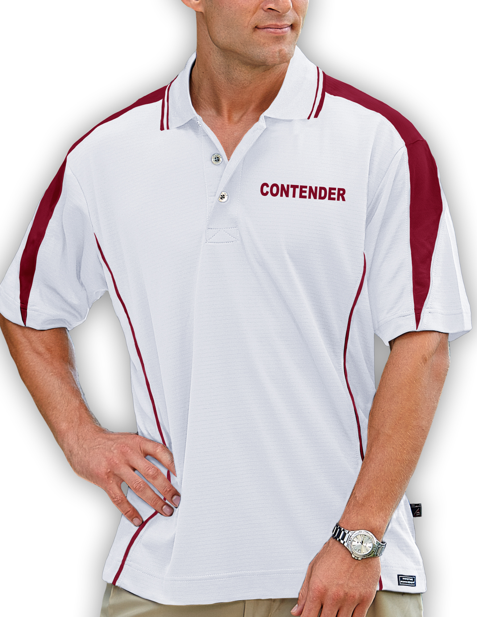 Men's Contender Ottoman Polo Shirt 5