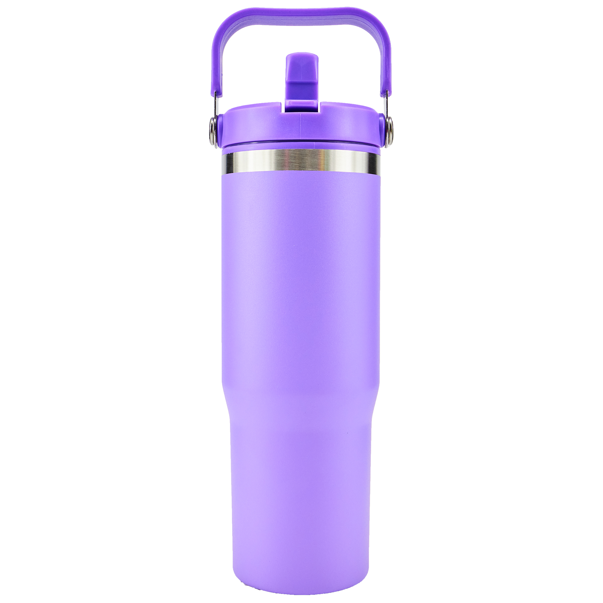 Glacier 30 Oz. Hybrid Travel Tumbler w/Handle & Straw 25