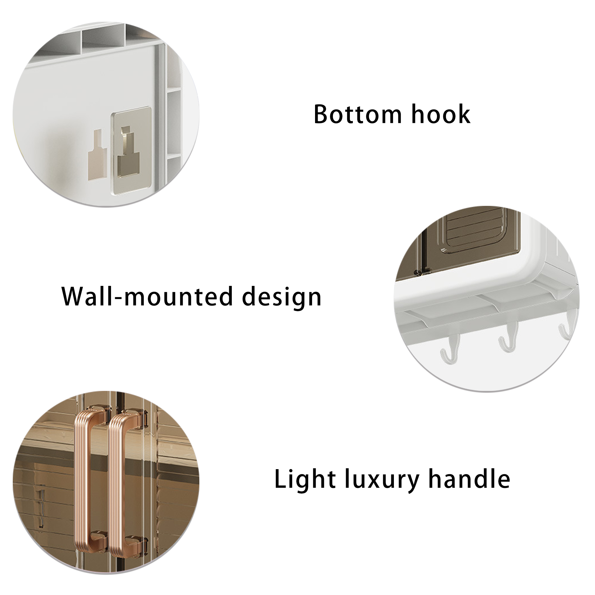 Kitchen Drill-Free Corner Storage Rack 3