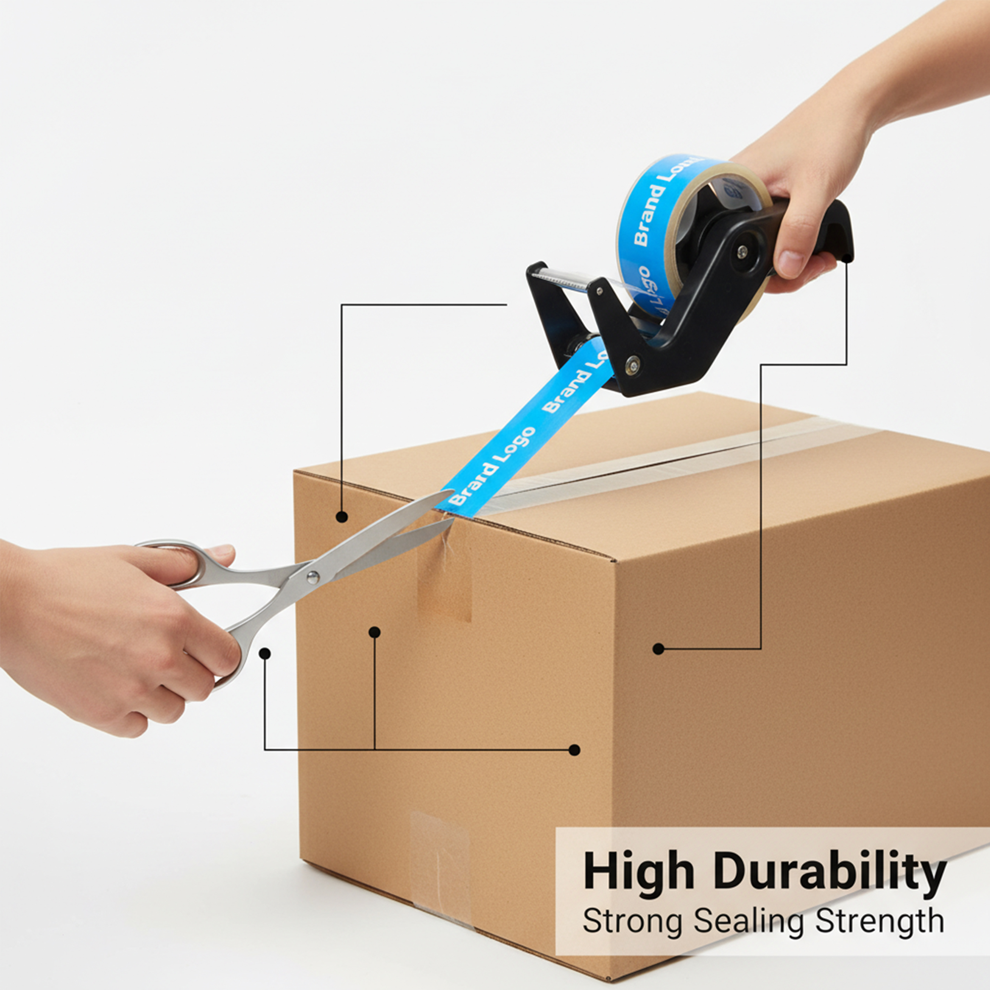 1.5" Custom Printed Packing Tape 4