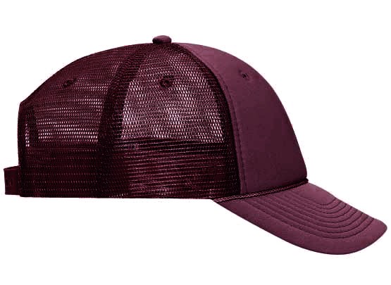 OTTO CAP 6 Panel Low Profile Mesh Back Trucker Hat 61