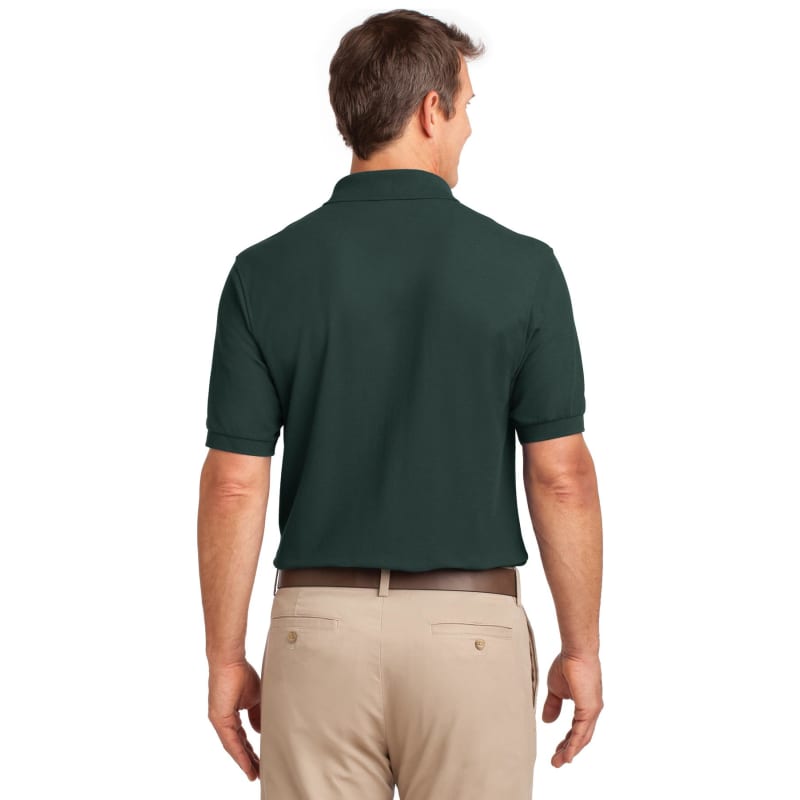 Port Authority Silk Touch Polo With Pocket. 18