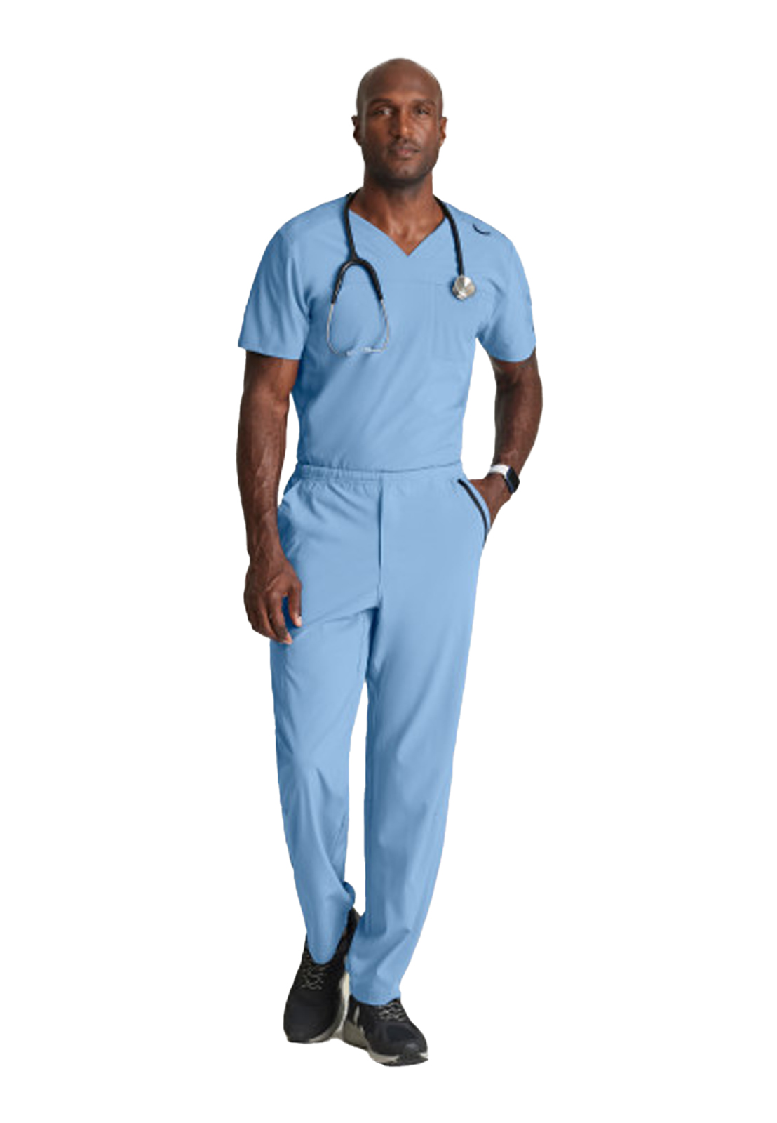 Barco One - Men's Two-Pocket V-Neck Velocity Scrub Top 34