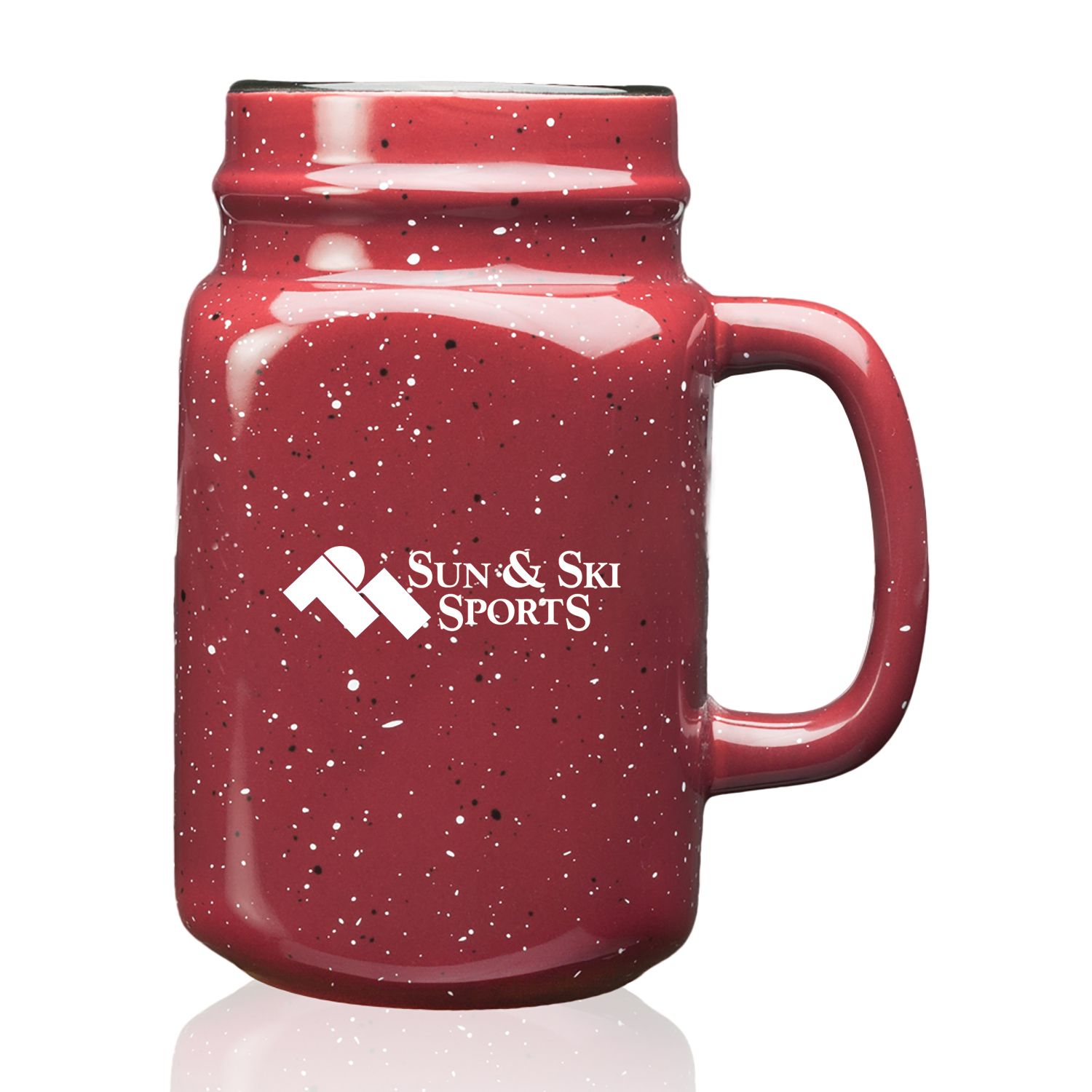 16 oz. Savannah Speckle Ceramic Mason Jars 3
