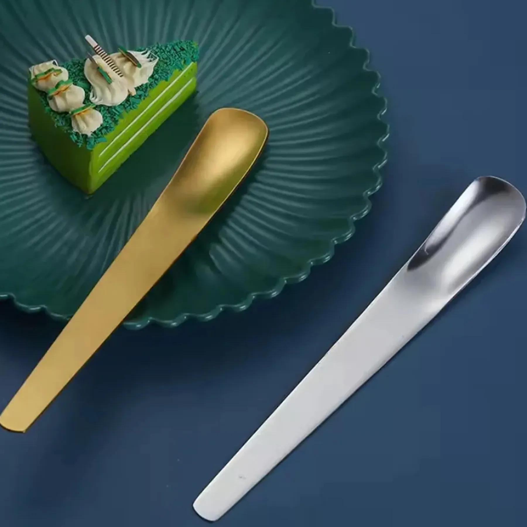 Ultra-thin Lightweight Luxury Stainless Steel Dessert Spoon 1