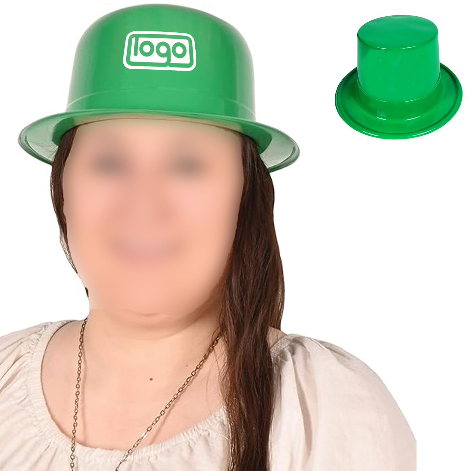 Plastic St Patricks Day Mini Party Hat 1