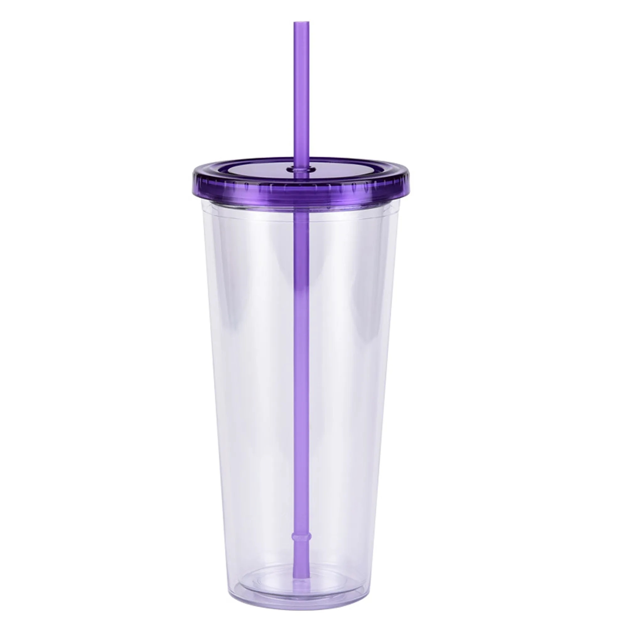 Custom 24oz AS Plastic Straw Cup 3