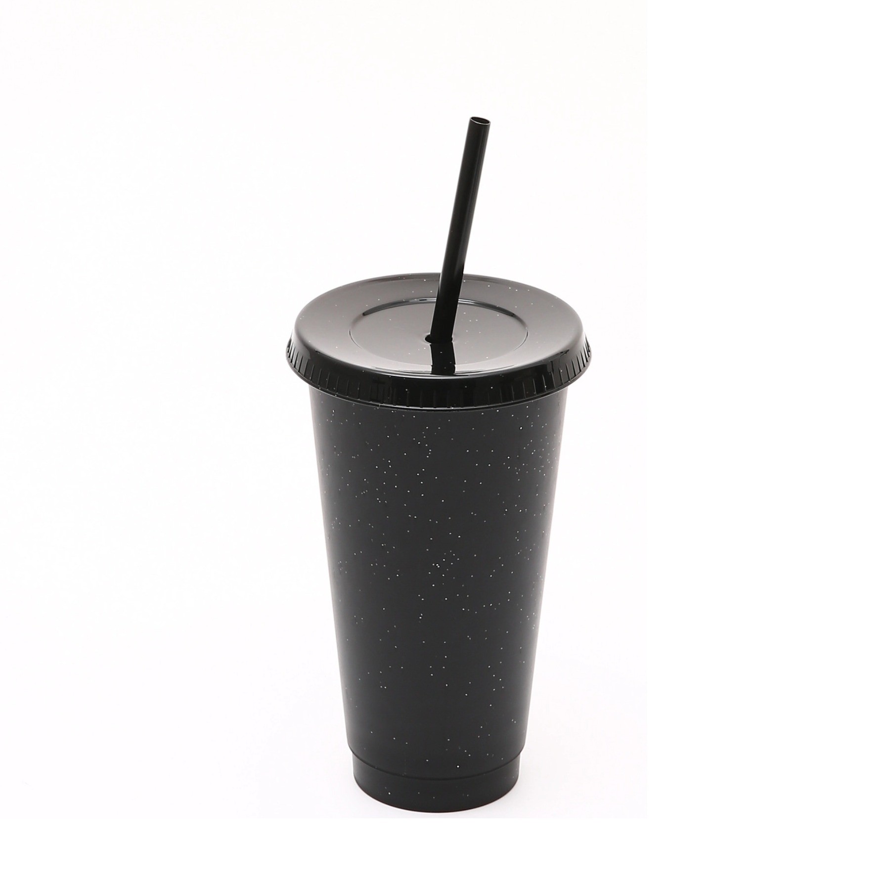 24 Oz. Reusable Plastic Wall Cup With Lid And Straw 11
