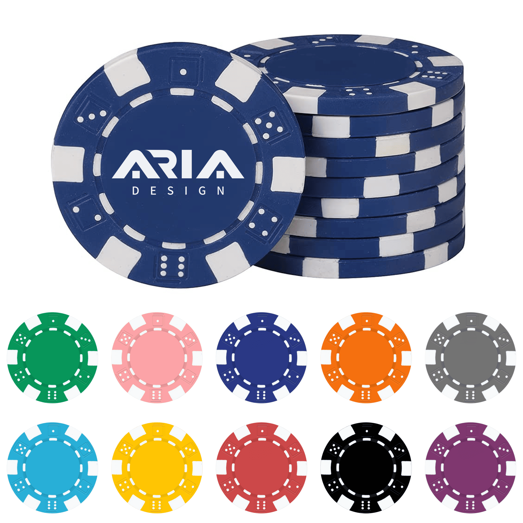 ABS Gaming Poker Chips With Inner Iron Core 3