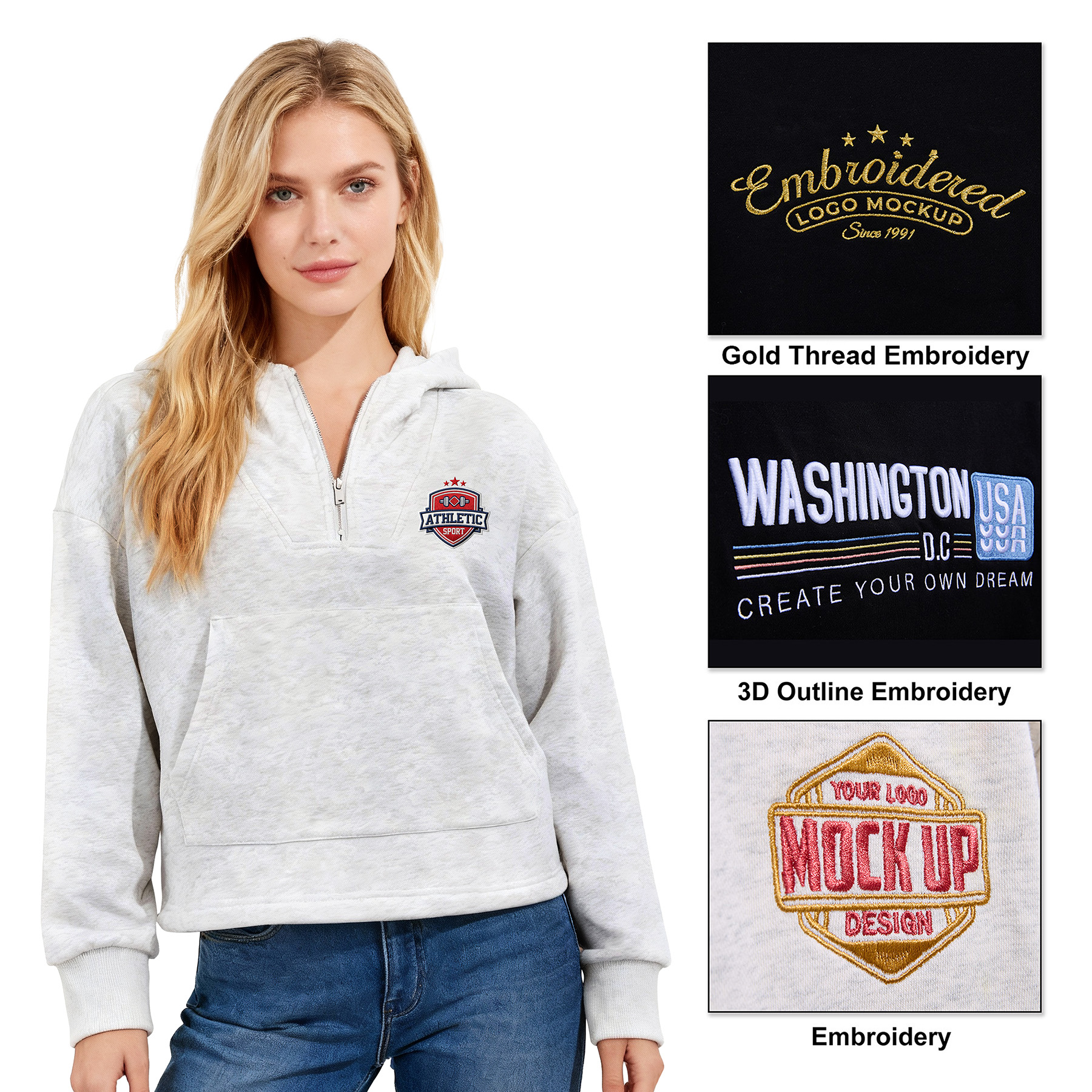 Women's Core Pullover Hooded Sweatshirt/100% Pre-Shrunk Cotton Blend 5