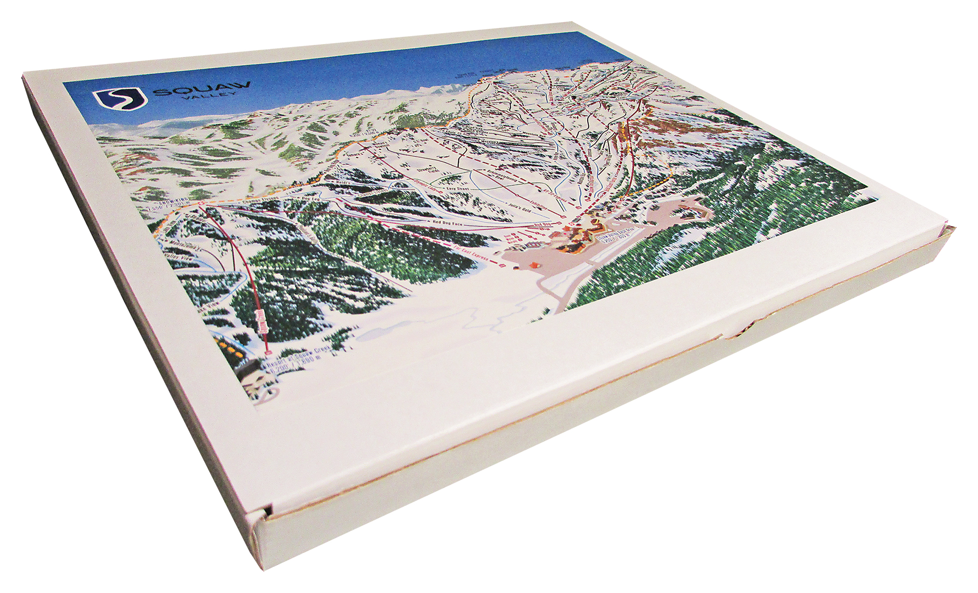 16 7/16" x 13-3/4" x 1" - E-Flute Inside Tuck Box 1