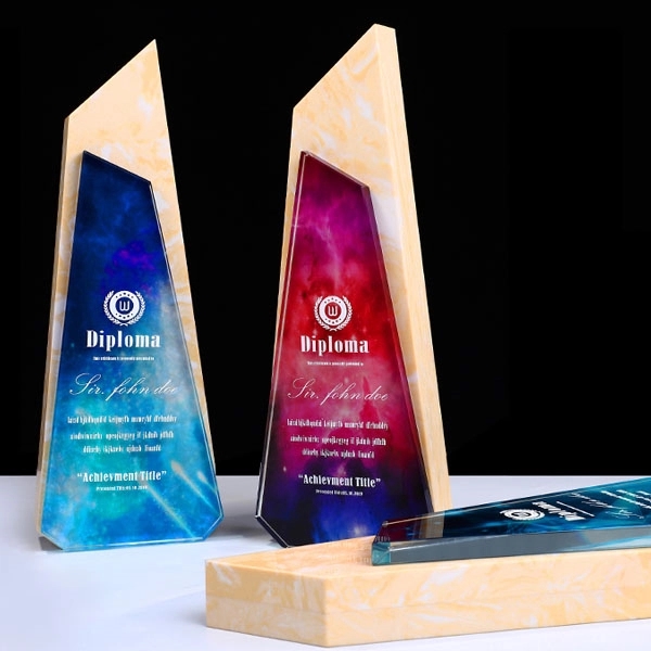 Souvenir Crystal Award Plaque 2