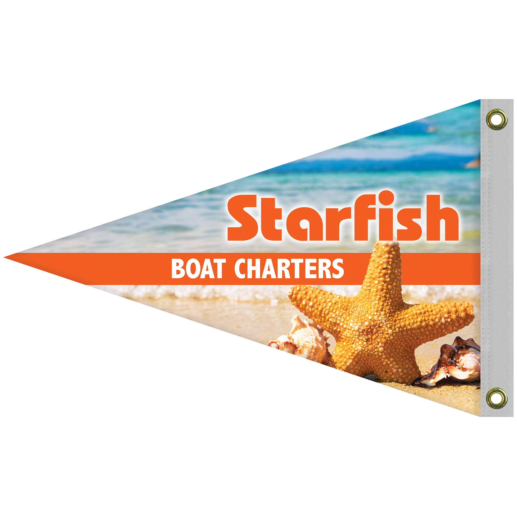 Double Sided Knitted Polyester Pennant Boat Flag (24"x36") 6