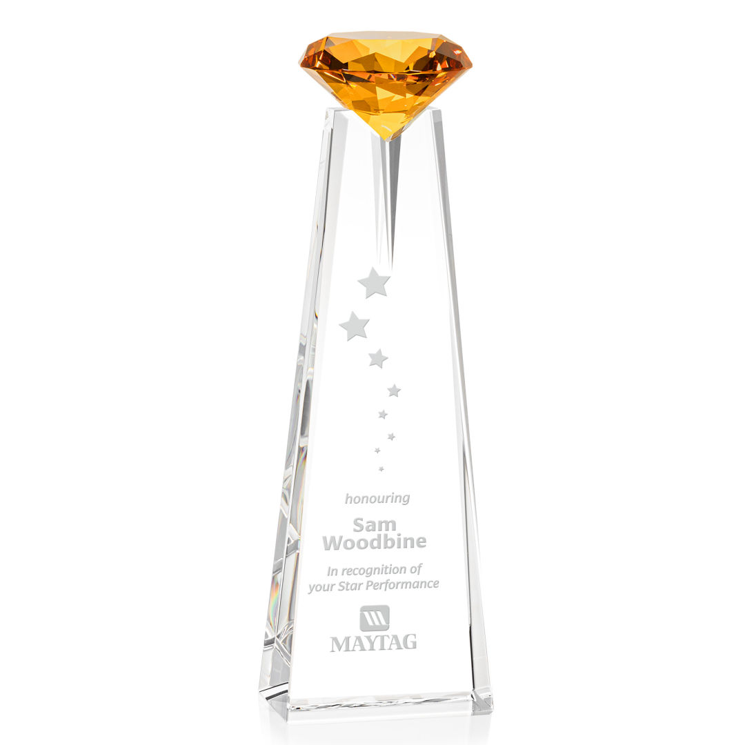 Alicia Gemstone Award - Optical/Amber 6