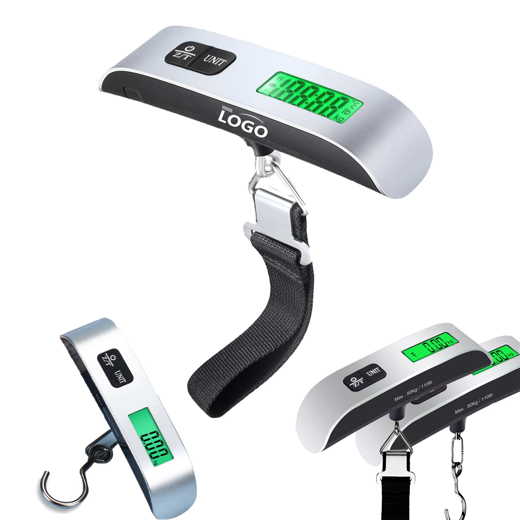 Portable Digital Hanging Baggage Scale w/Temperature Sensor 4