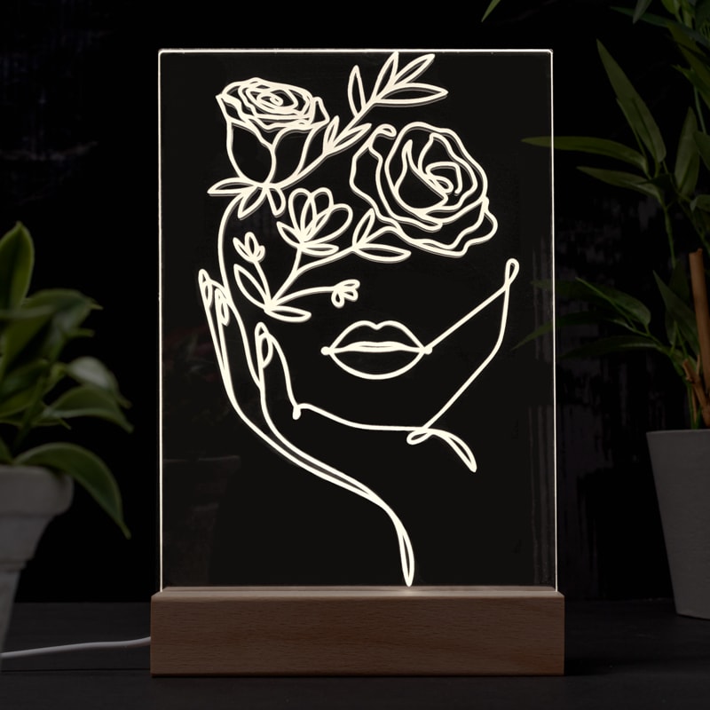Custom LED Acrylic Light Stands 24