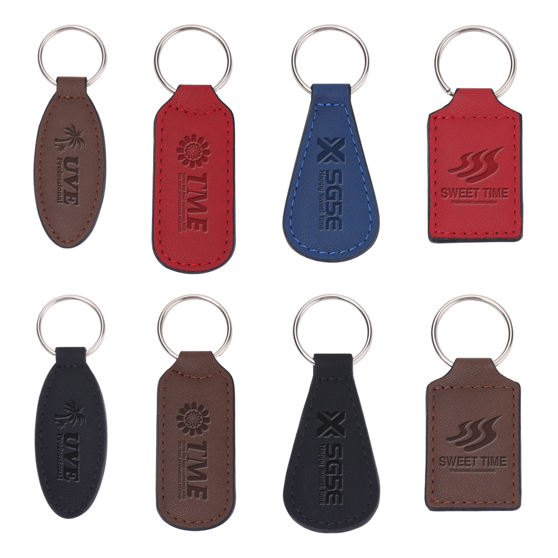 Customized Leather Key Tag 1