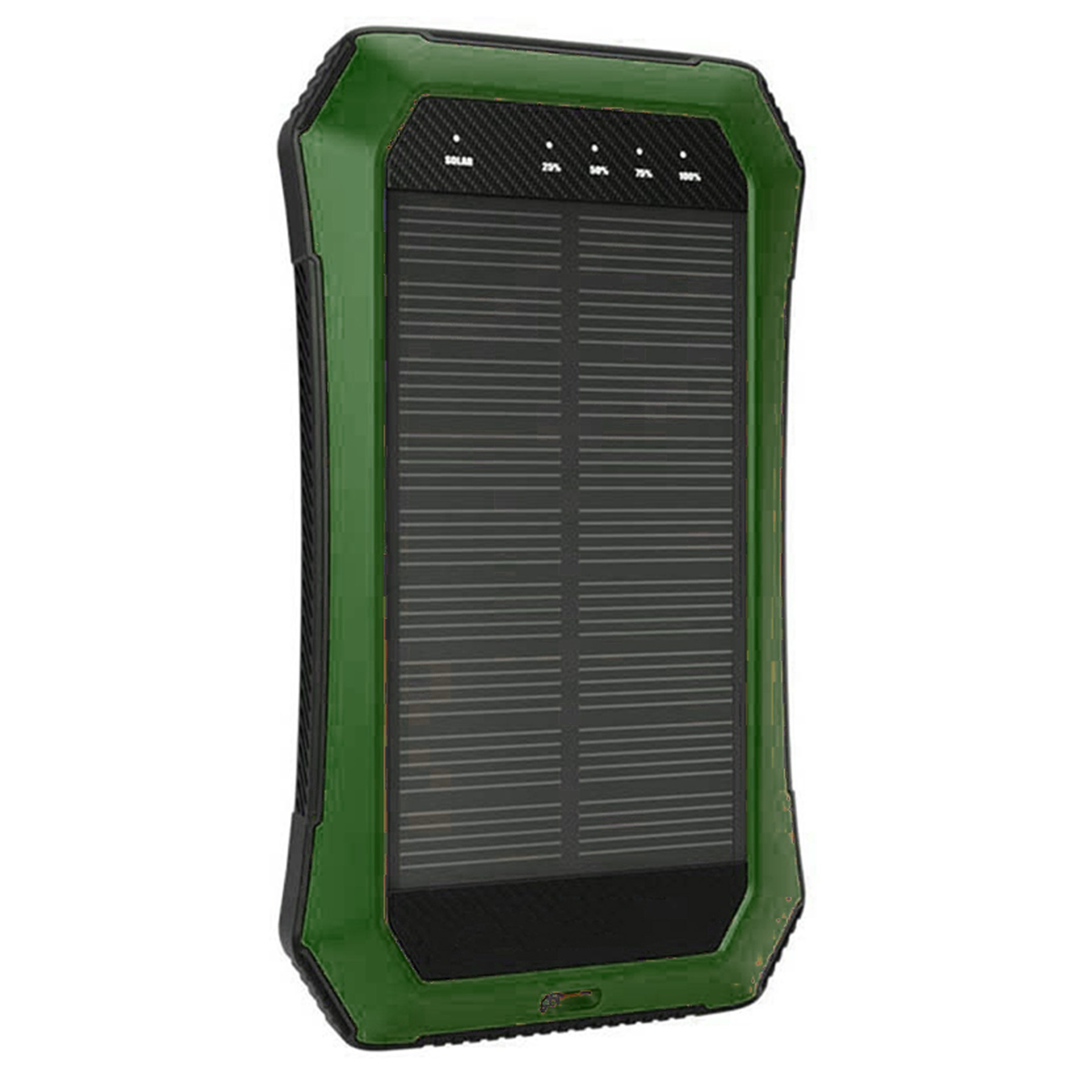 20000Mah Wireless Charging Solar Power Bank Flashlight 3