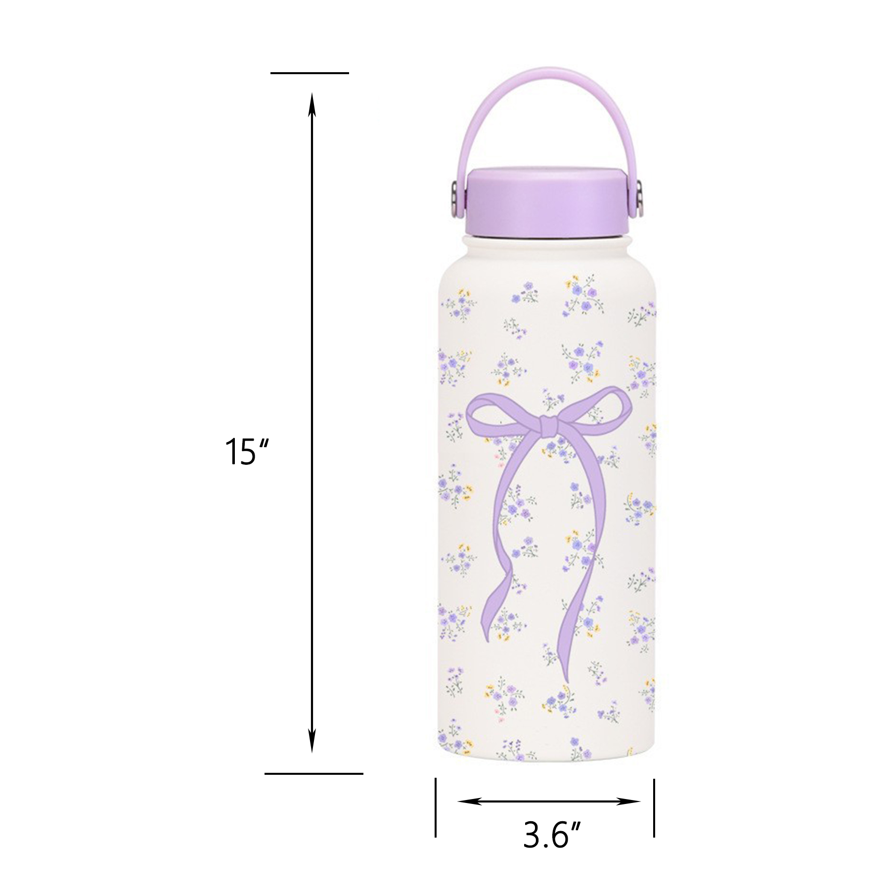 Large Capacity Insulated Patterned Bottle 10