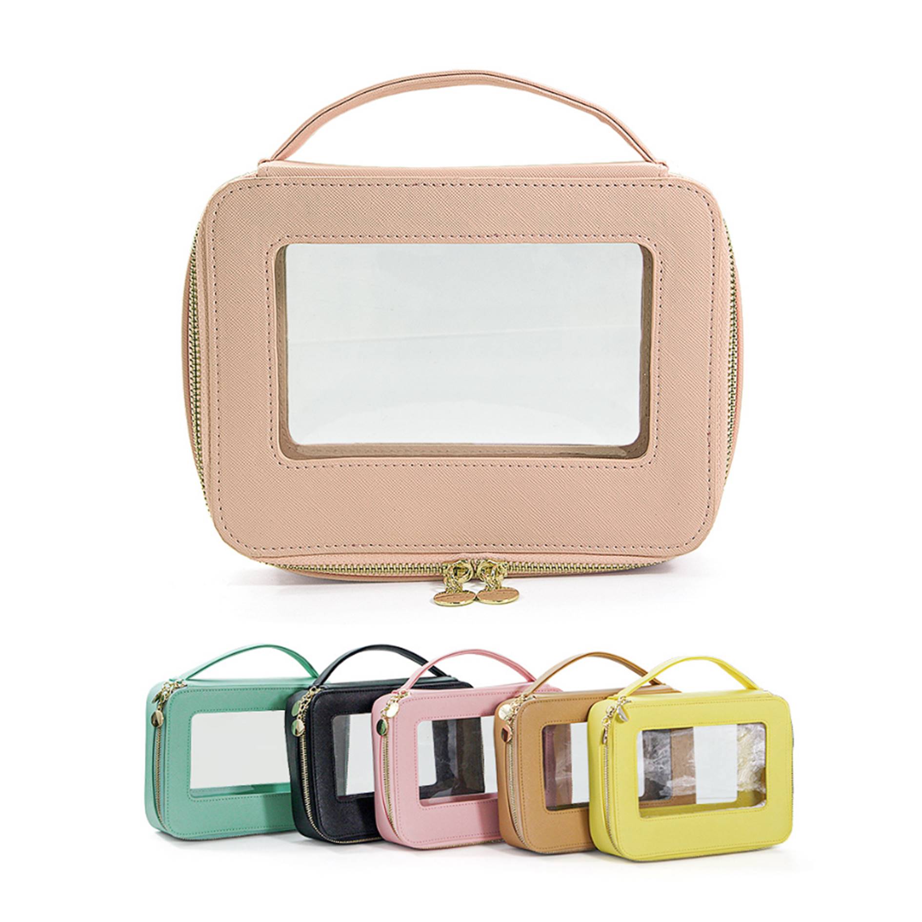 Clear Portable Zippered Toiletry Bag 2