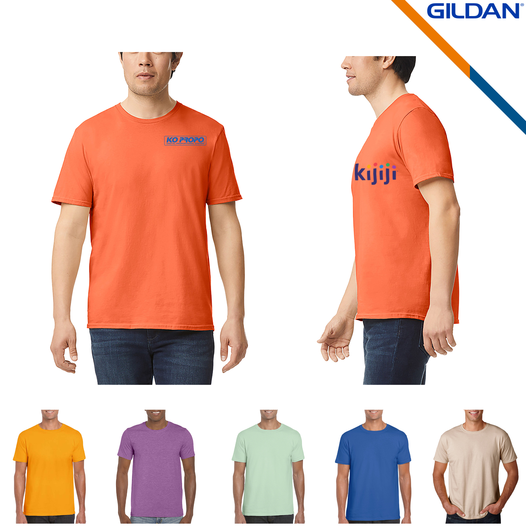 Gildan® 4.5 oz 100% Cotton Preshrunk Tees 7