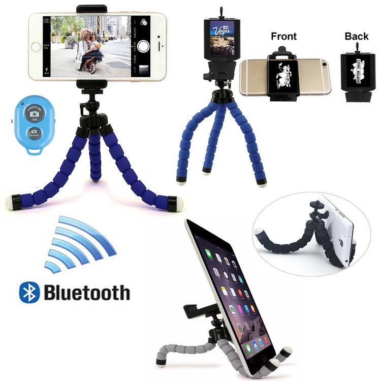 iBank ® Tripod for iPhone Samsung Android Phones GoPro for Selfies Vlogging Live Streaming 1