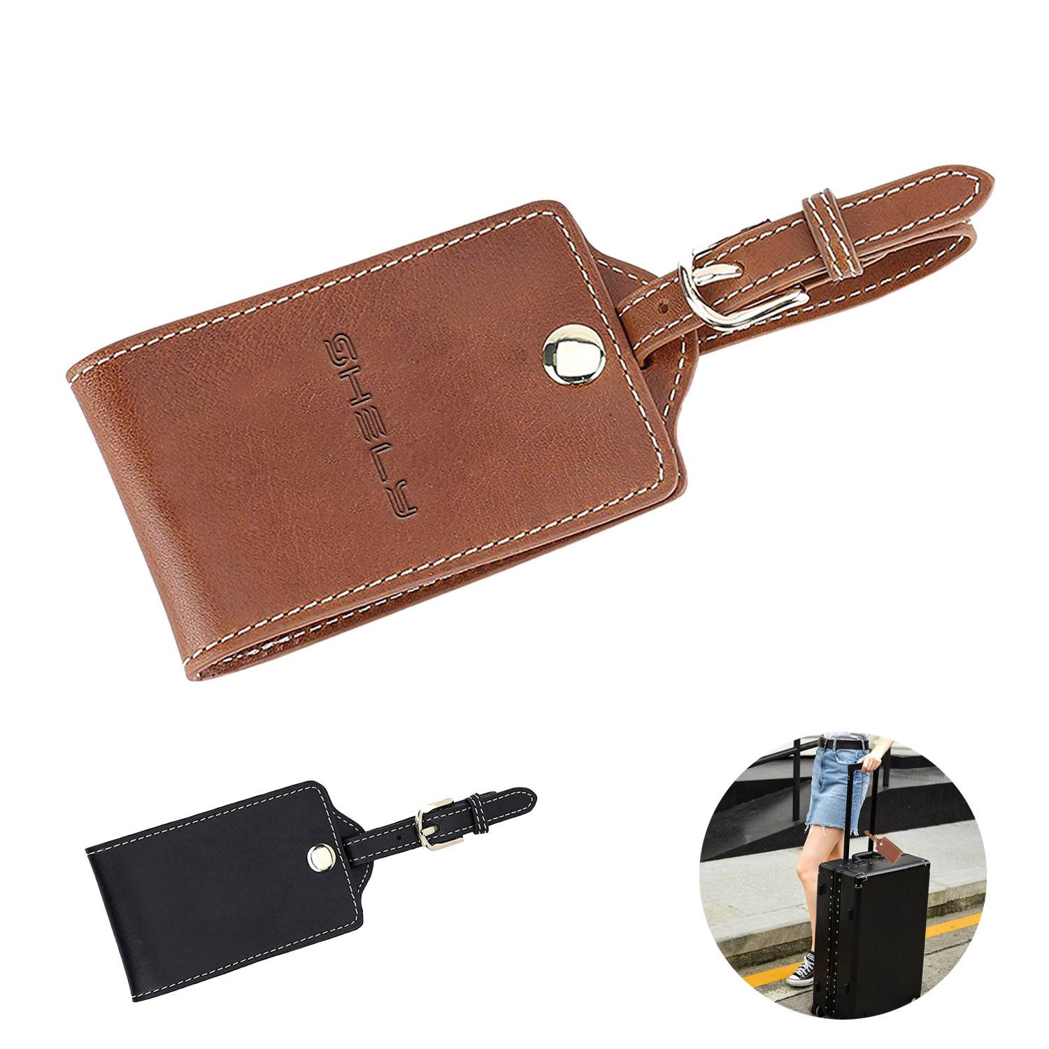 PU Leather Luggage Tag 13