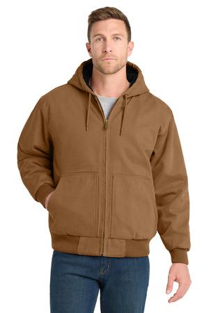 CornerStone Washed Duck Cloth Insulated Hooded Work Jacket. CSJ41 13