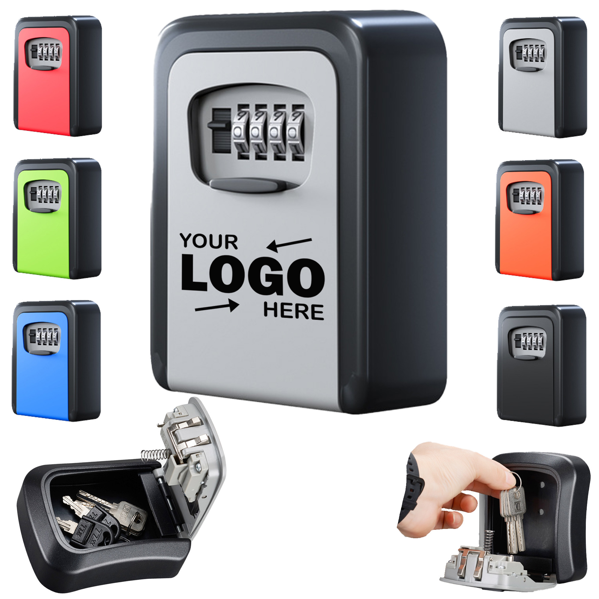 Extra Large ABS Key Safe Box With Waterproof Design 2