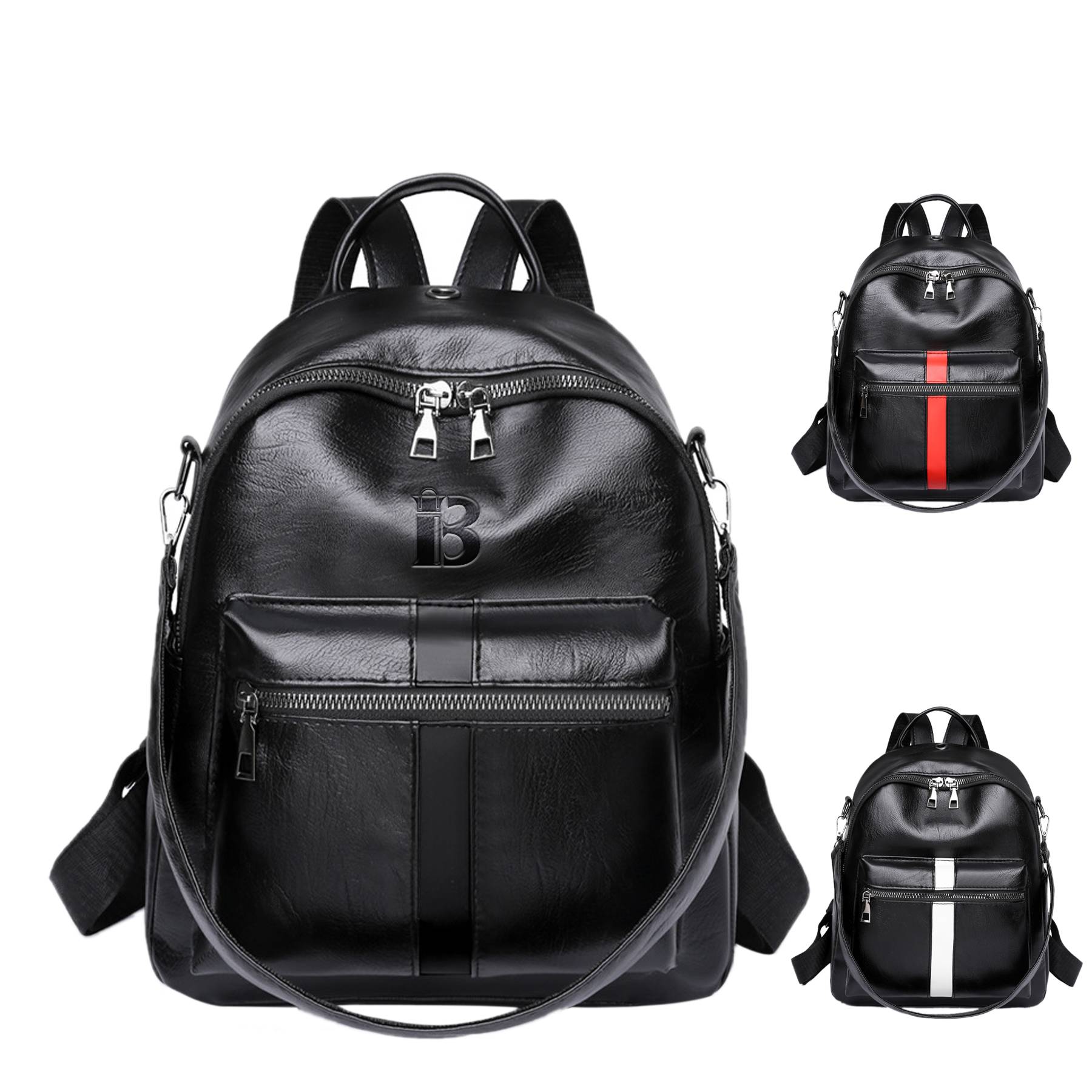 PU Leather Travel Backpack 3
