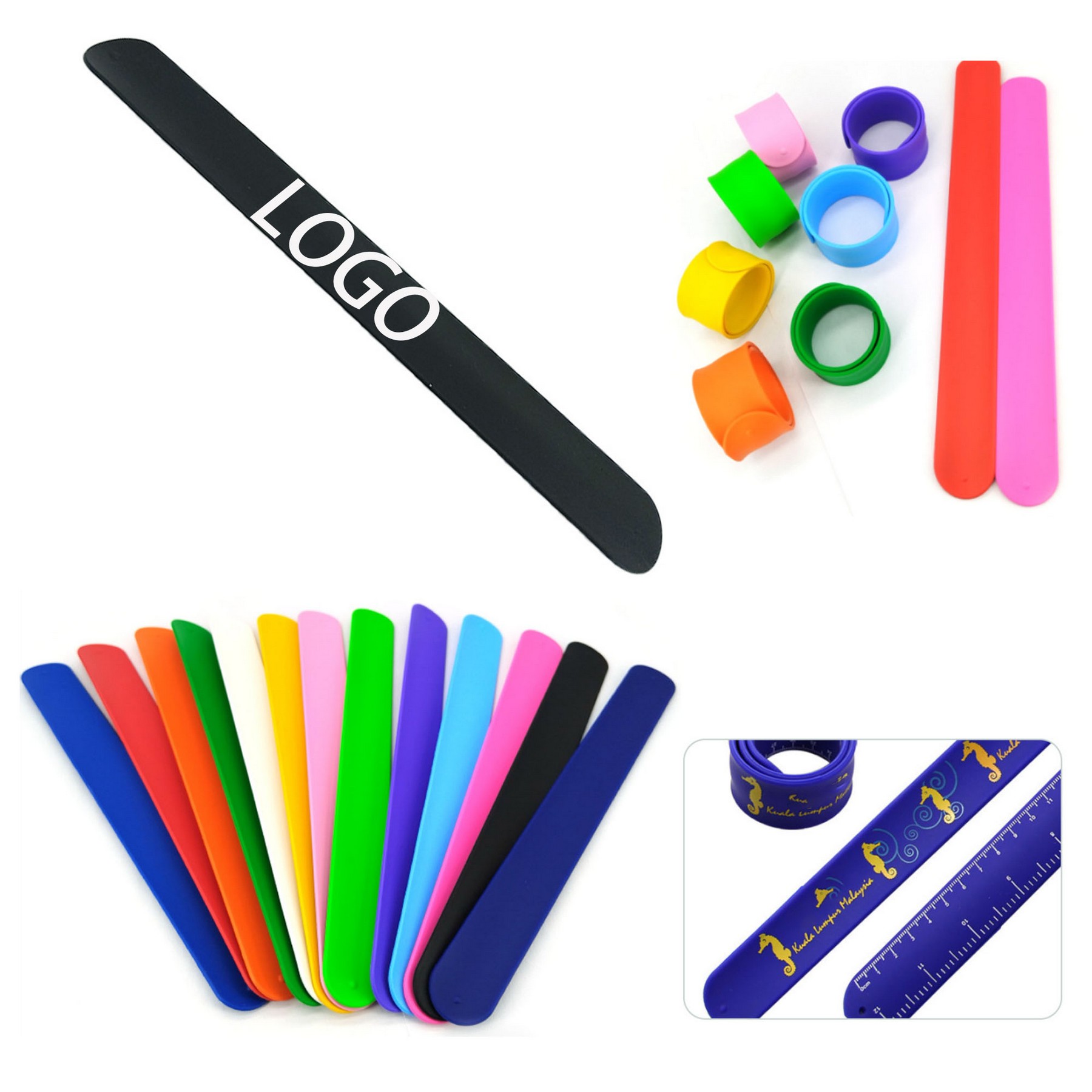 Silicone Slap Bracelet