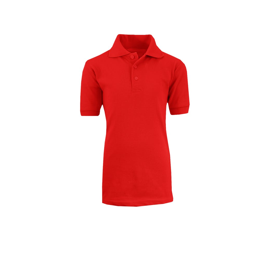 Uniform Polo Shirts - Size 8-18 Red 2