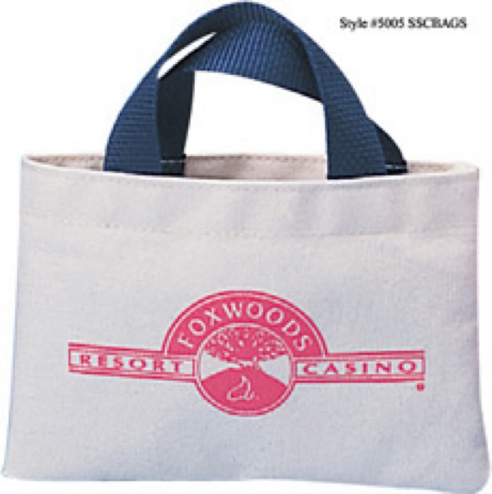 10 Oz. Natural Cotton Mini Tote Bag 1