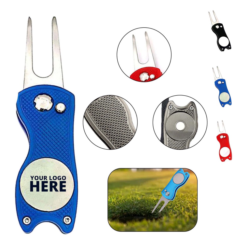 Stainless Steel Foldable Golf Fork 2