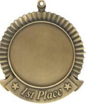 2" Insert Holder Medal, 1st Place 2