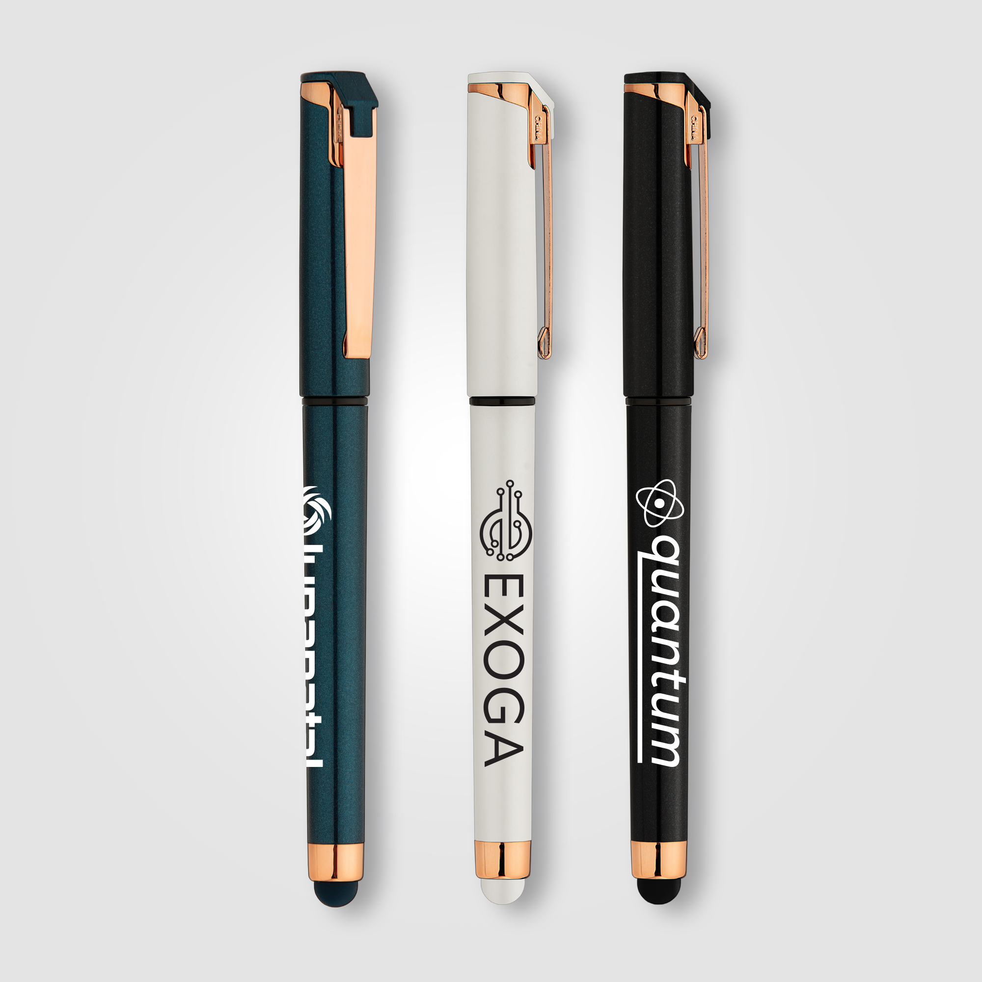 Islander Pearl Rose Gold Stylus Gel Pen 8