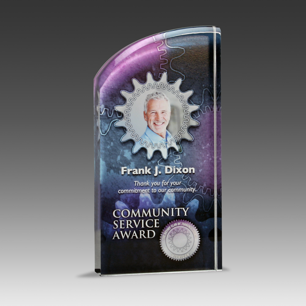 6" AcryliPrint HD Radiance Award 2