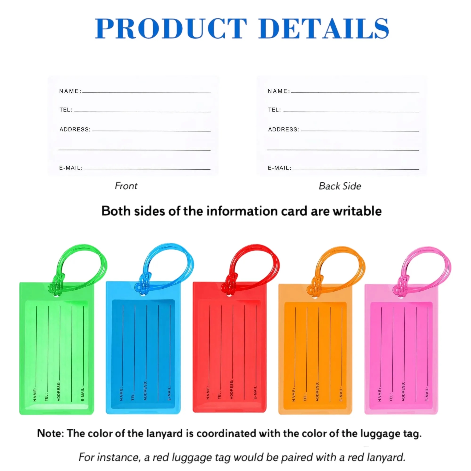 PVC Flexible Luggage Tag 8