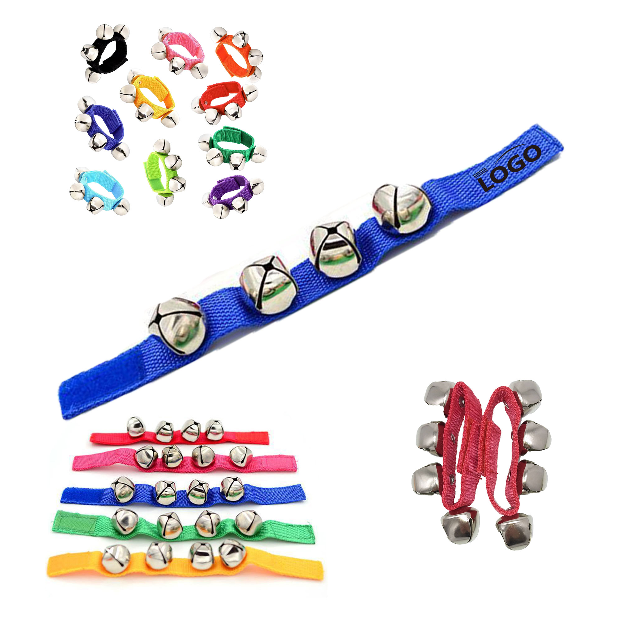 Multi - Bell Wrist Rattles 3
