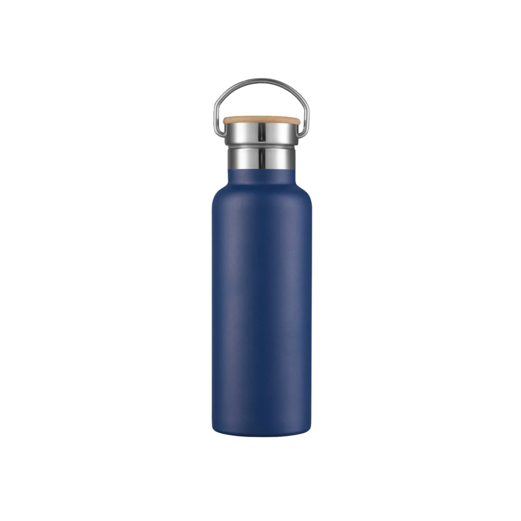 17oz Wood Lid Stainless Tumbler with Handle 6