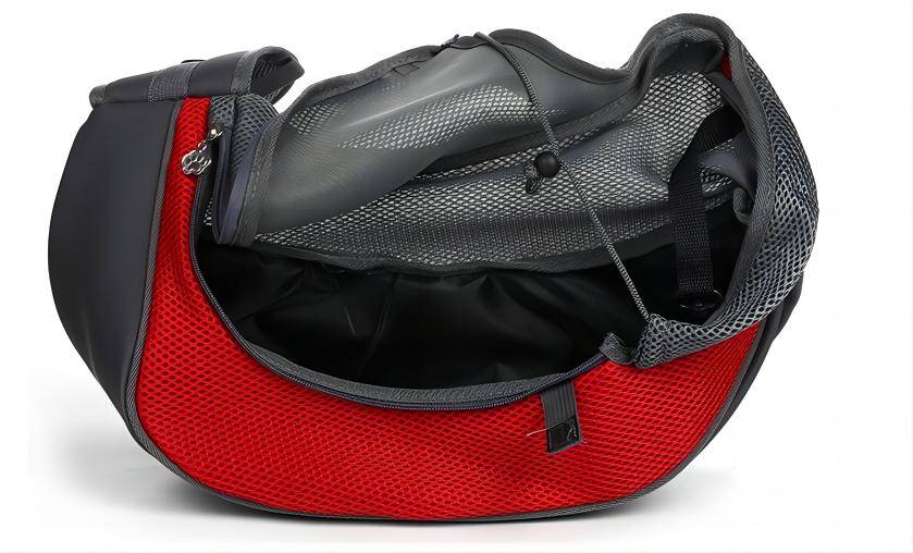 Portable crossbody shoulder breathable mesh outdoor bag 5