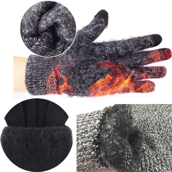 Thick Knitted Warm Winter Touch Screen Gloves 4