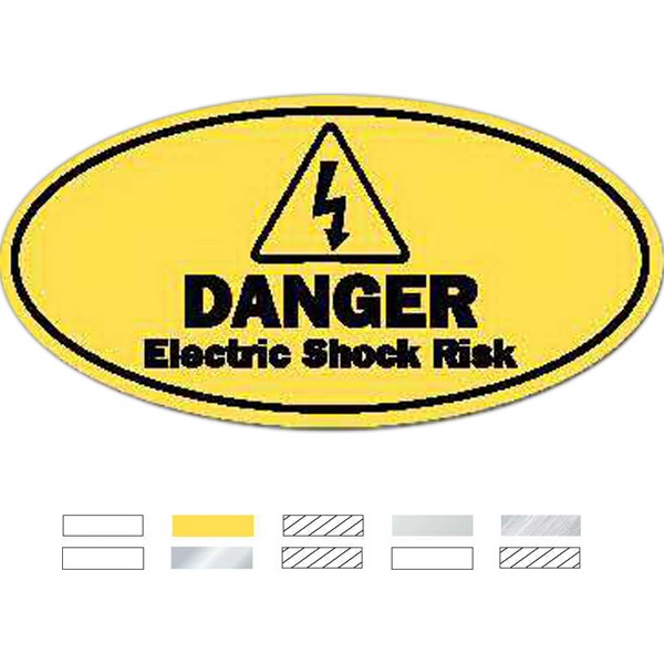 Weatherproof Oval Labels 1